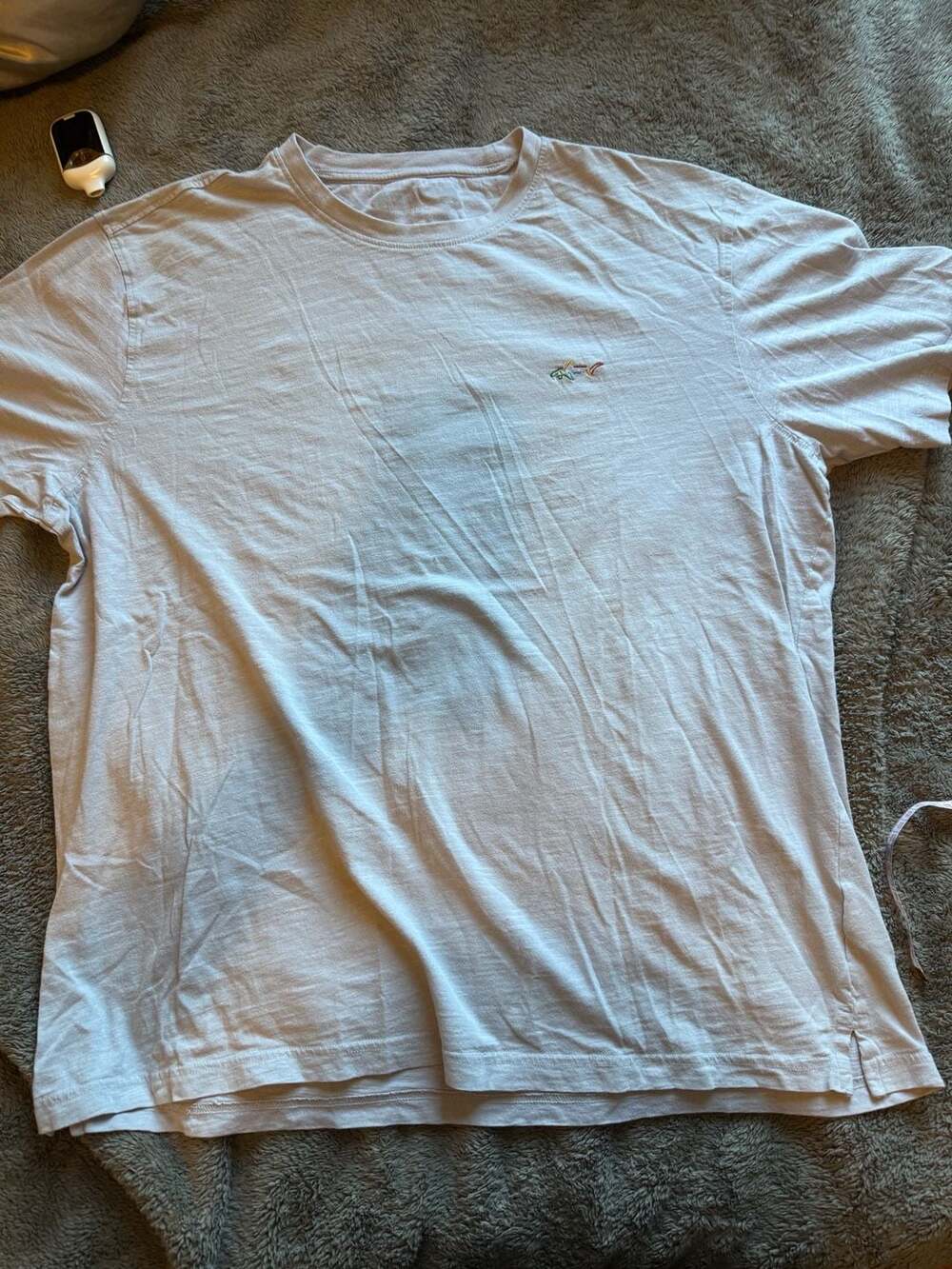 Paul And Shark T-Shirt White Cotton Crewneck